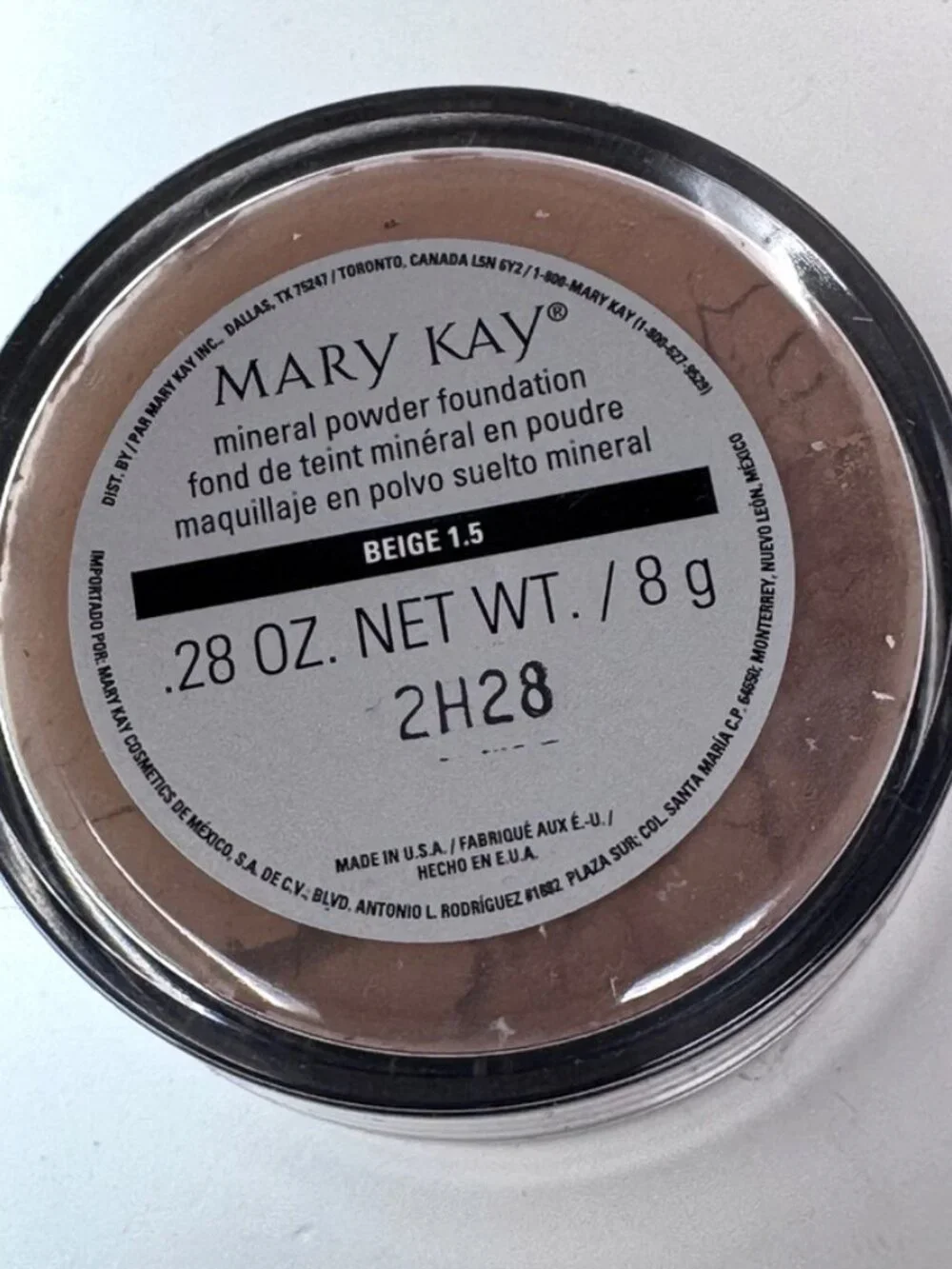 Mary Kay Mineral Powder Foundation BEIGE 1.5  #040988 NEW